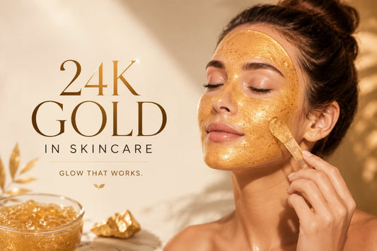 24k gold in skincare