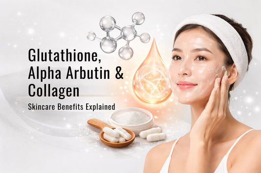 Glutathione, Alpha Arbutin & Collagen in Skincare: What Each Ingredient Actually Does