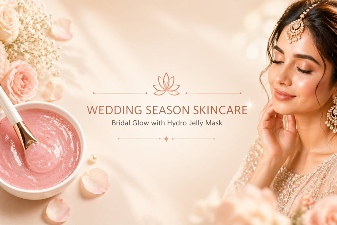 Wedding Season Skincare: How to Get Bridal Glow with a Hydro Jelly Mask