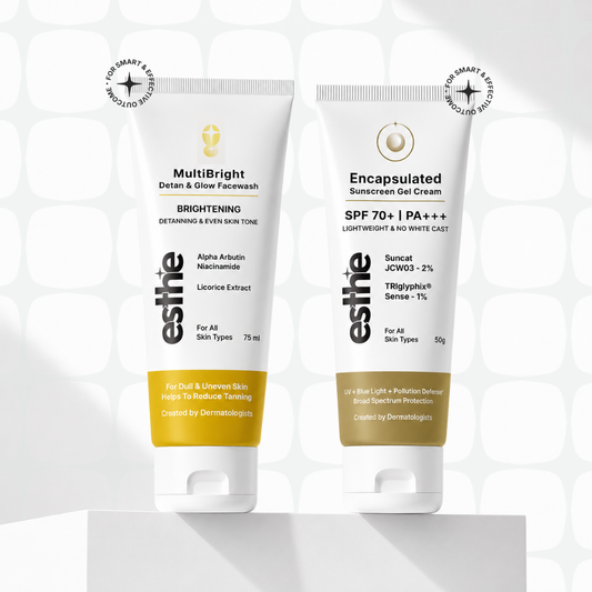 Encapsulated Sunscreen + Multibright Detan & Glow Facewash Combo