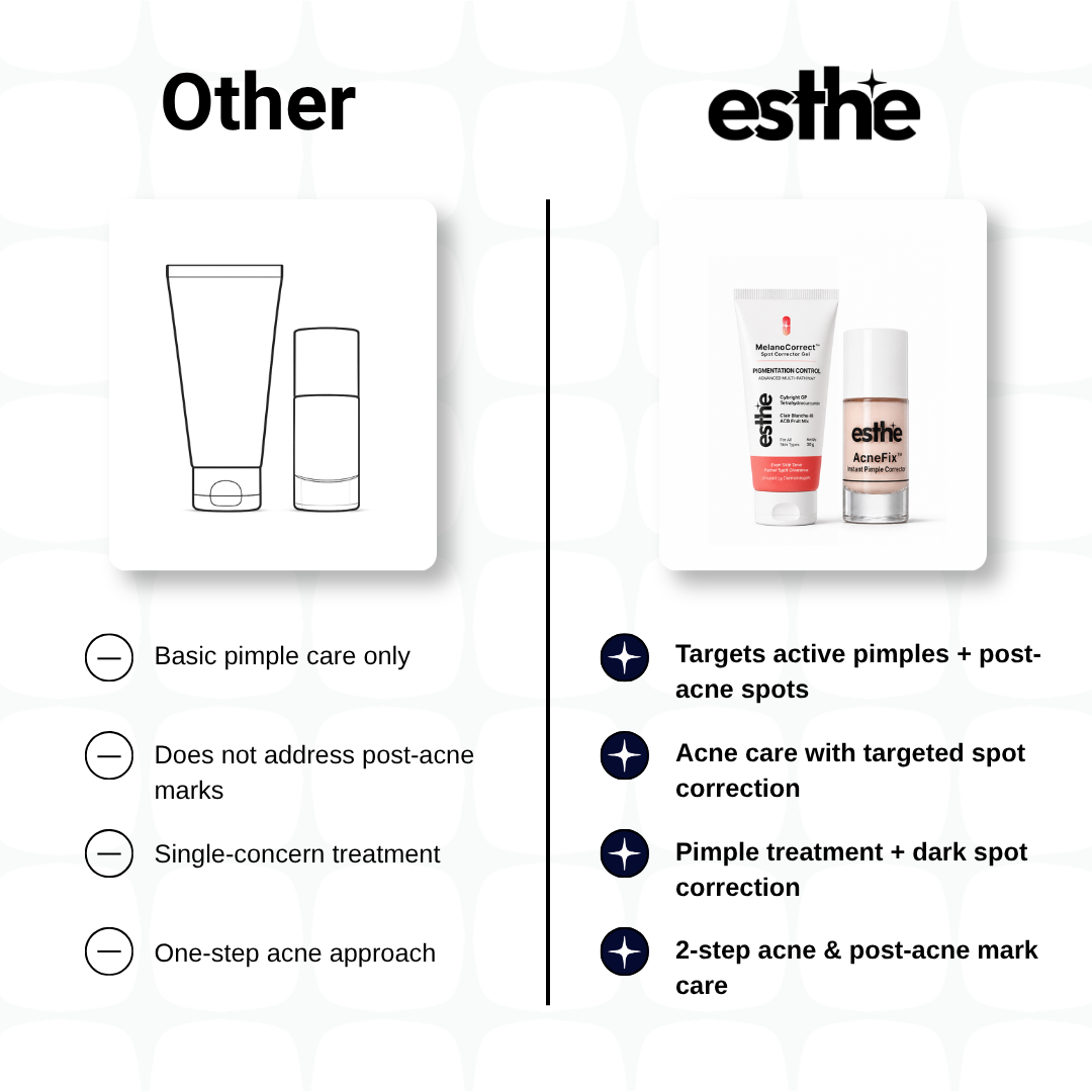 Melano Correct Spot Corrector + Acne Fix instant pimple Corrector Combo