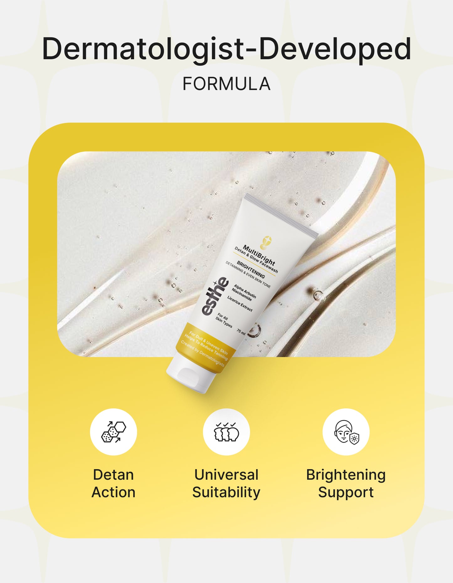 MultiBright Detan &  Glow Facewash